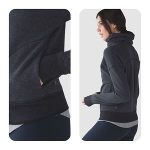 [4] LULULEMON hug it out jacket in charcoal